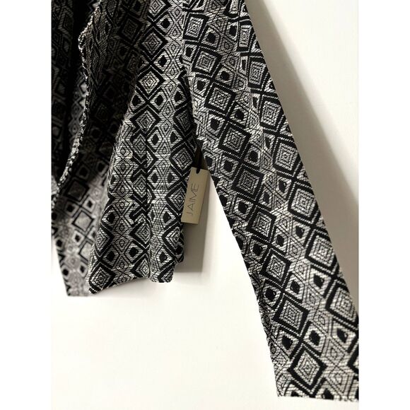 JAIME Open Front Drape Jacket Women's Size Medium Large New with tag k51 - Picture 8 of 16